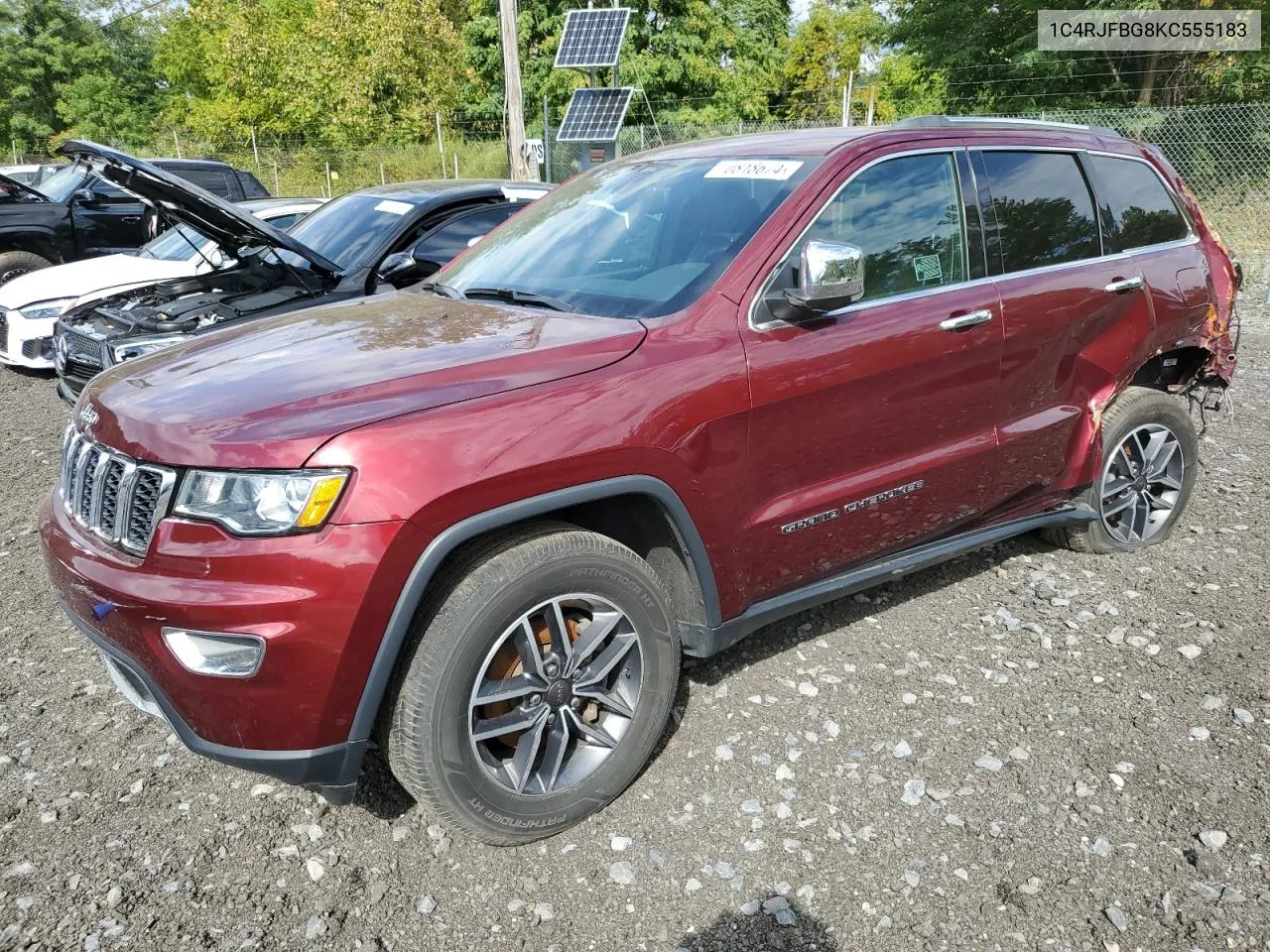 2019 Jeep Grand Cherokee Limited VIN: 1C4RJFBG8KC555183 Lot: 70818674