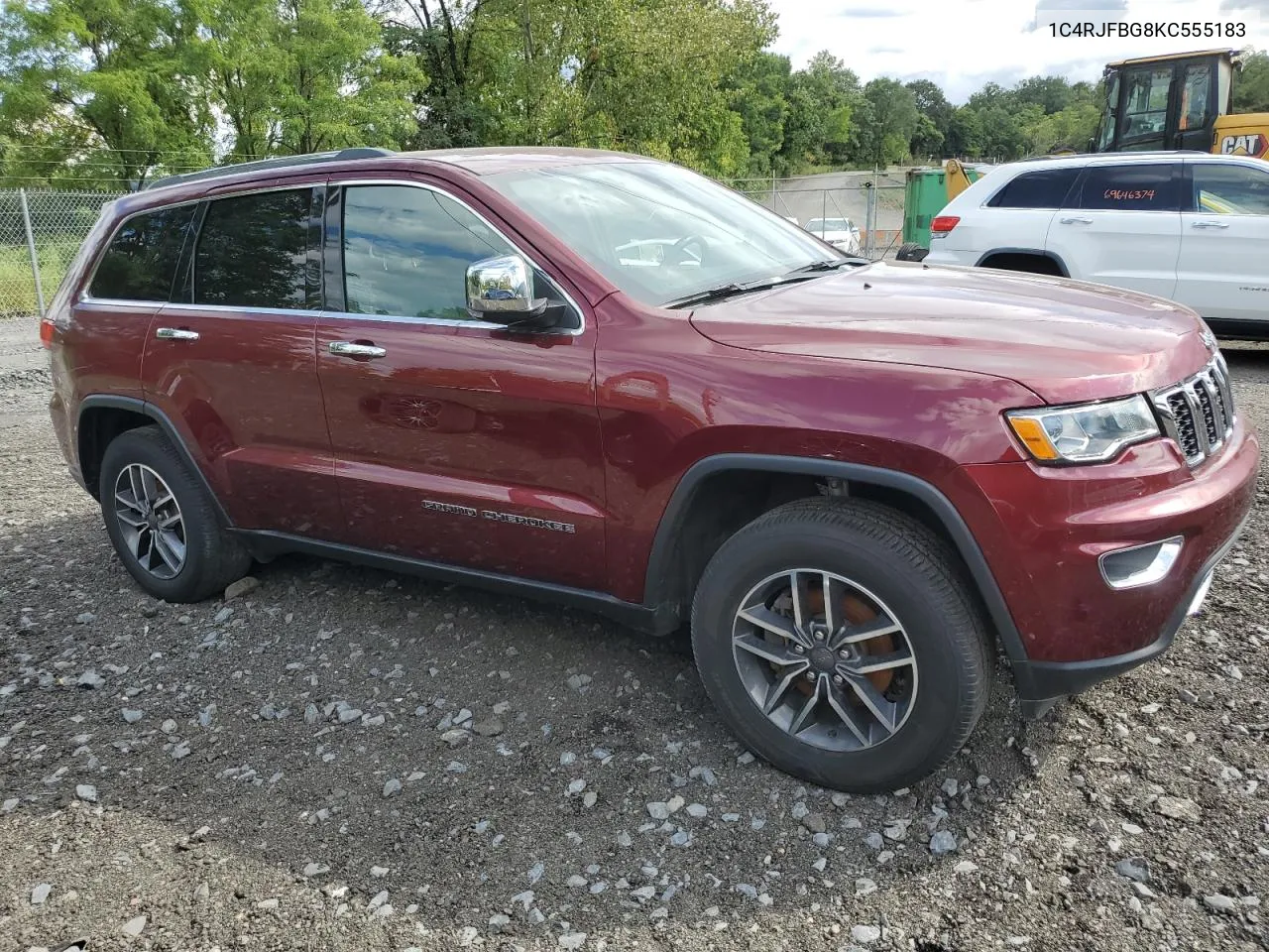 2019 Jeep Grand Cherokee Limited VIN: 1C4RJFBG8KC555183 Lot: 70818674