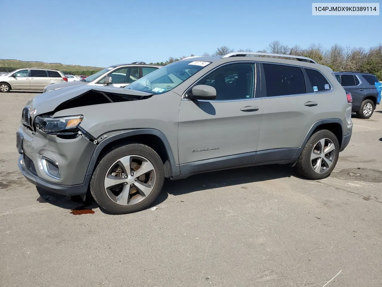 1C4PJMDX9KD389114 2019 Jeep Cherokee Limited