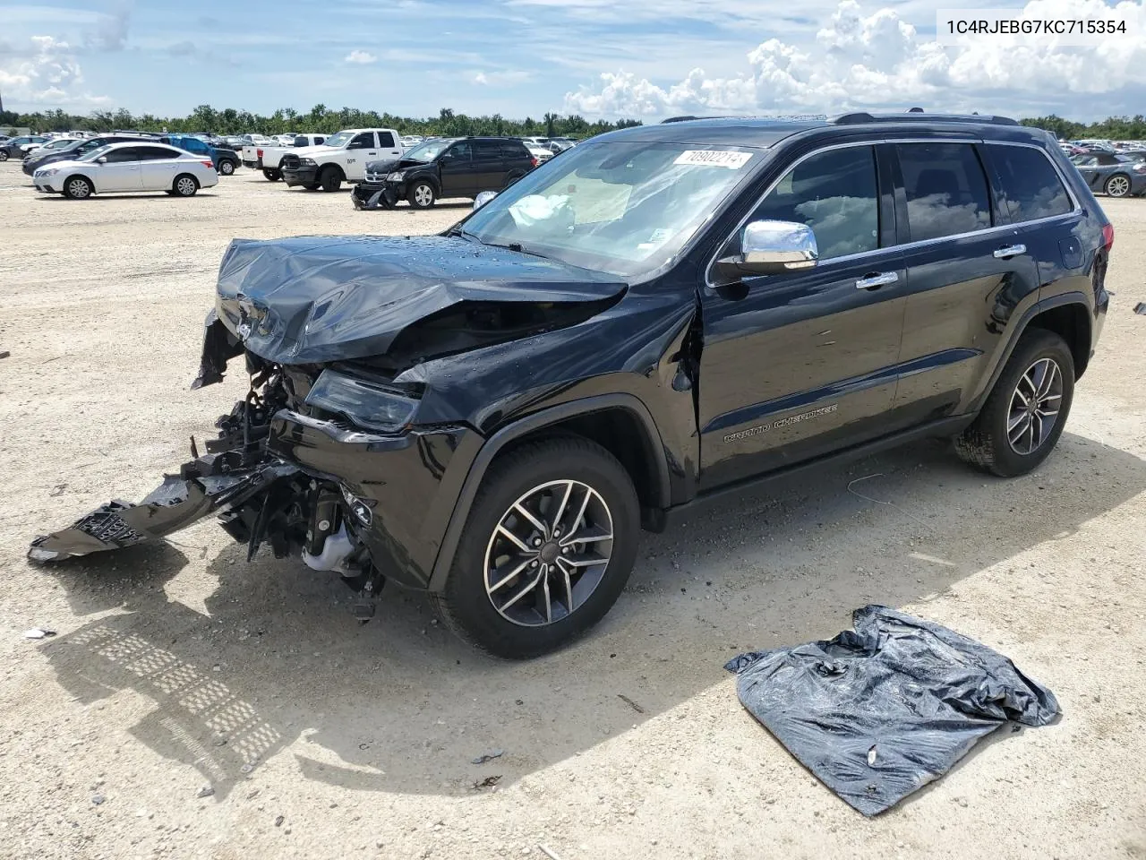 2019 Jeep Grand Cherokee Limited VIN: 1C4RJEBG7KC715354 Lot: 70902214