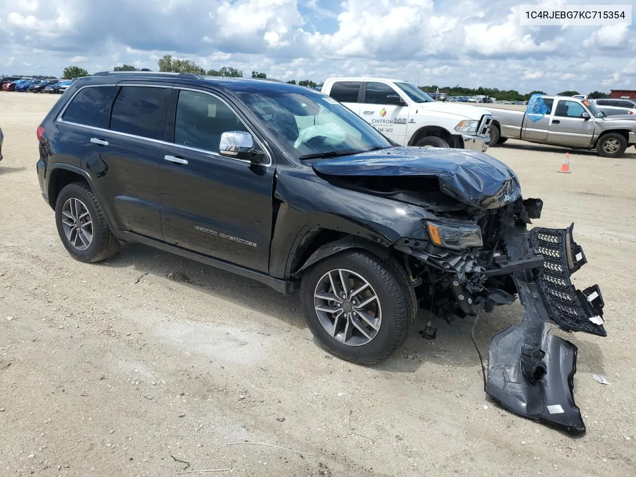 2019 Jeep Grand Cherokee Limited VIN: 1C4RJEBG7KC715354 Lot: 70902214