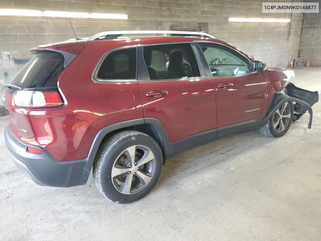 1C4PJMDN9KD148877 2019 Jeep Cherokee Limited