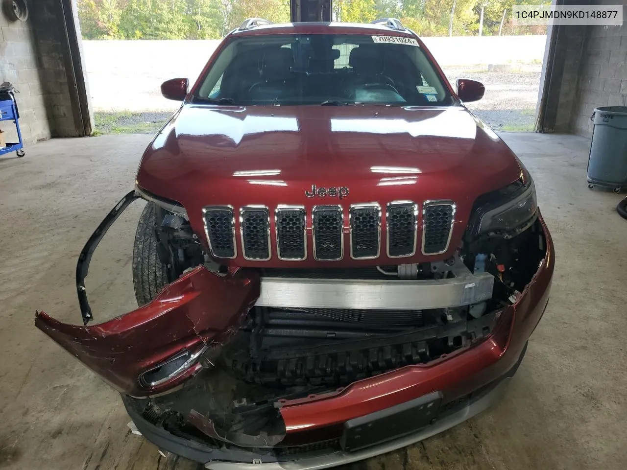 1C4PJMDN9KD148877 2019 Jeep Cherokee Limited