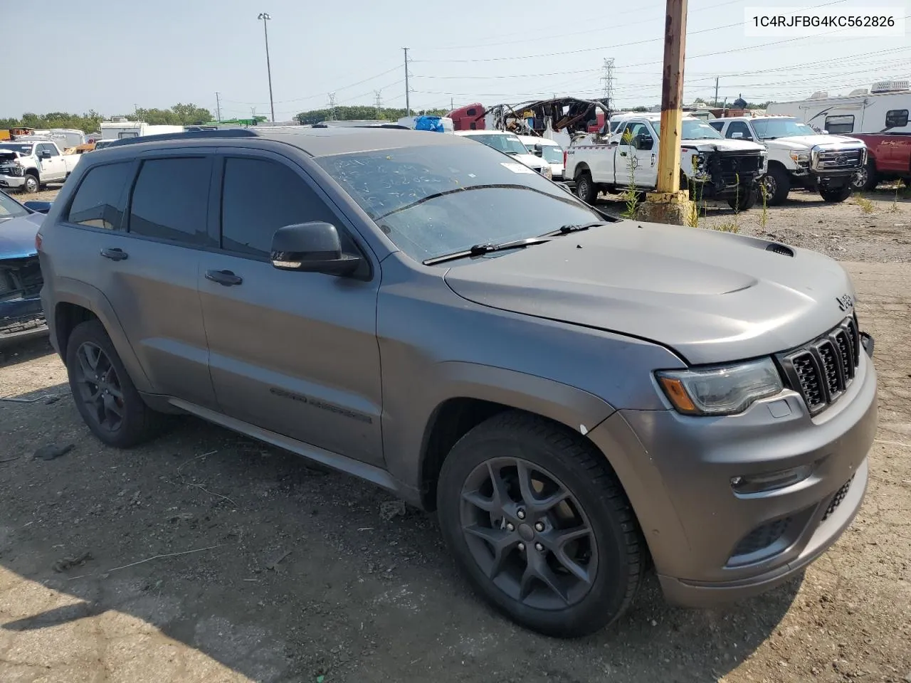 2019 Jeep Grand Cherokee Limited VIN: 1C4RJFBG4KC562826 Lot: 71020824