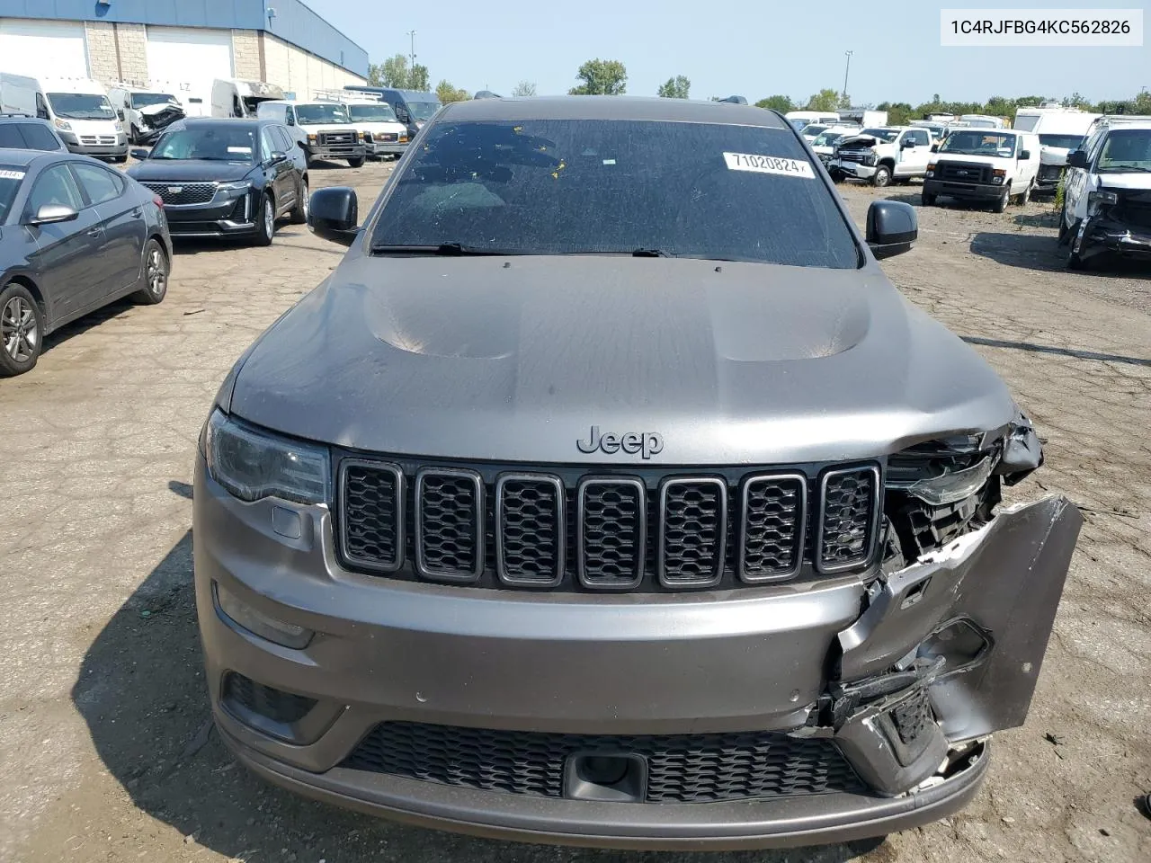 2019 Jeep Grand Cherokee Limited VIN: 1C4RJFBG4KC562826 Lot: 71020824