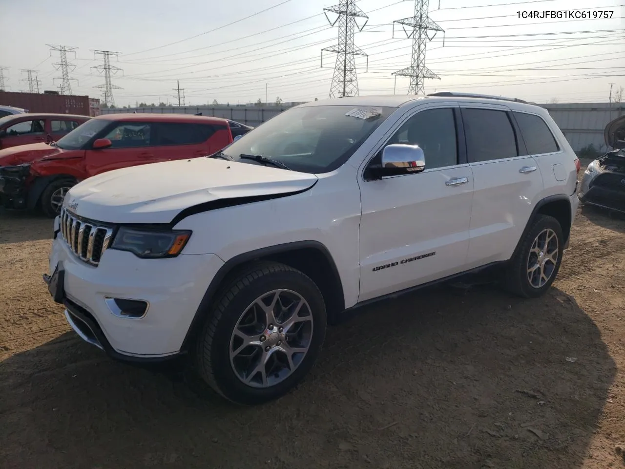 2019 Jeep Grand Cherokee Limited VIN: 1C4RJFBG1KC619757 Lot: 71070604