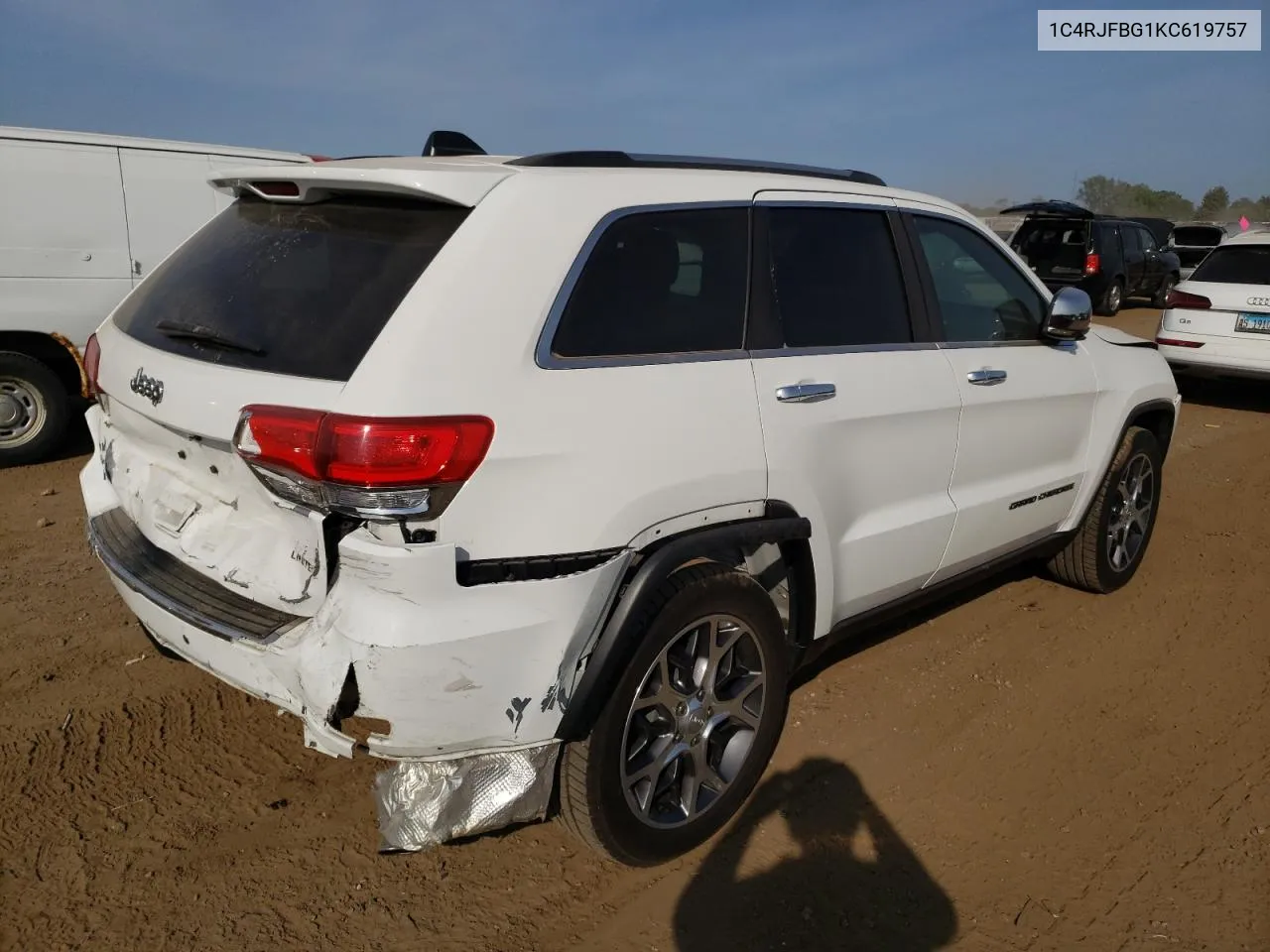 2019 Jeep Grand Cherokee Limited VIN: 1C4RJFBG1KC619757 Lot: 71070604