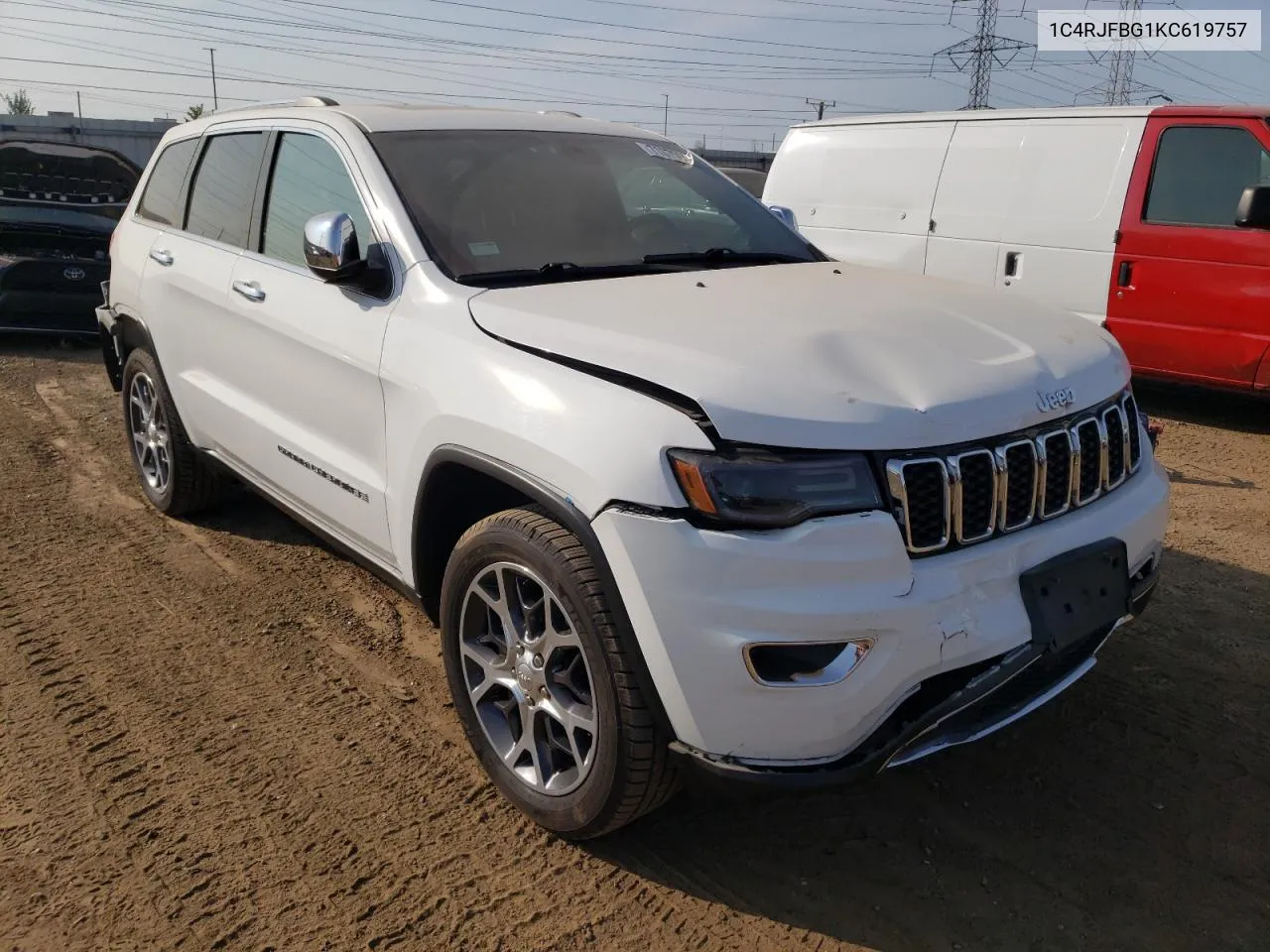 2019 Jeep Grand Cherokee Limited VIN: 1C4RJFBG1KC619757 Lot: 71070604