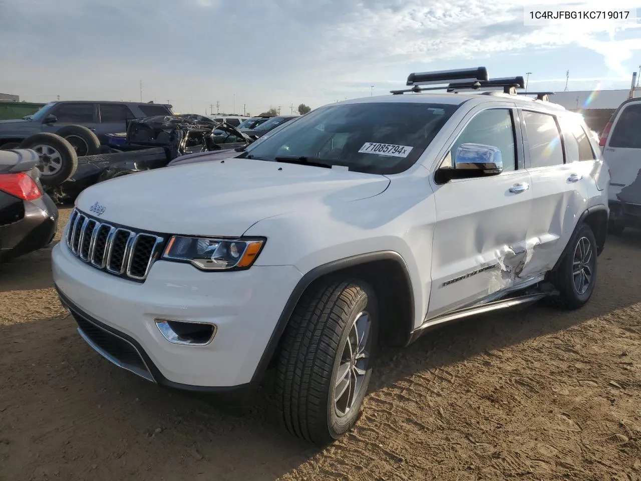 2019 Jeep Grand Cherokee Limited VIN: 1C4RJFBG1KC719017 Lot: 71085794