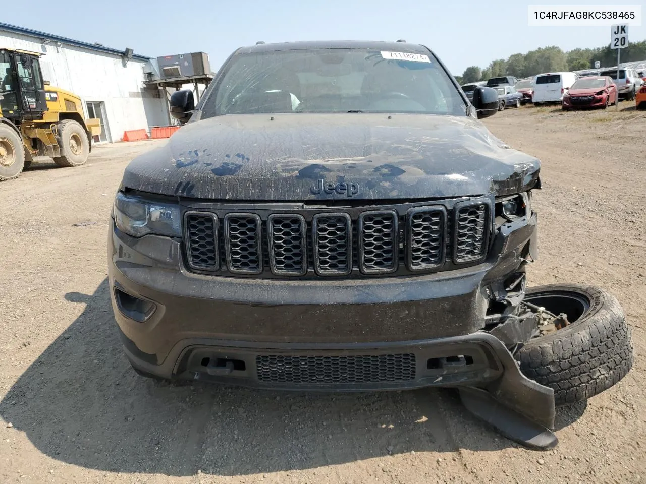 1C4RJFAG8KC538465 2019 Jeep Grand Cherokee Laredo