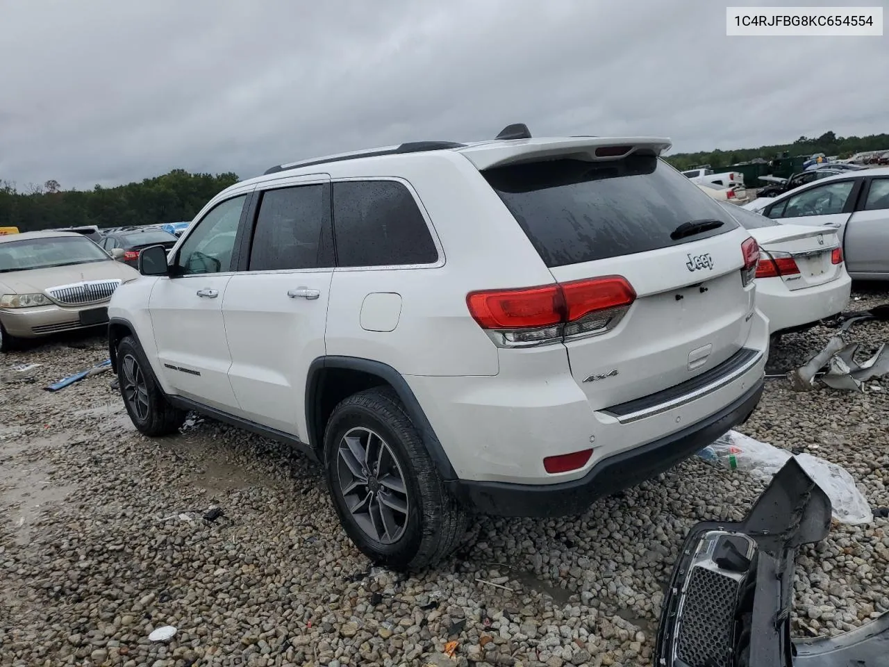 2019 Jeep Grand Cherokee Limited VIN: 1C4RJFBG8KC654554 Lot: 71129524