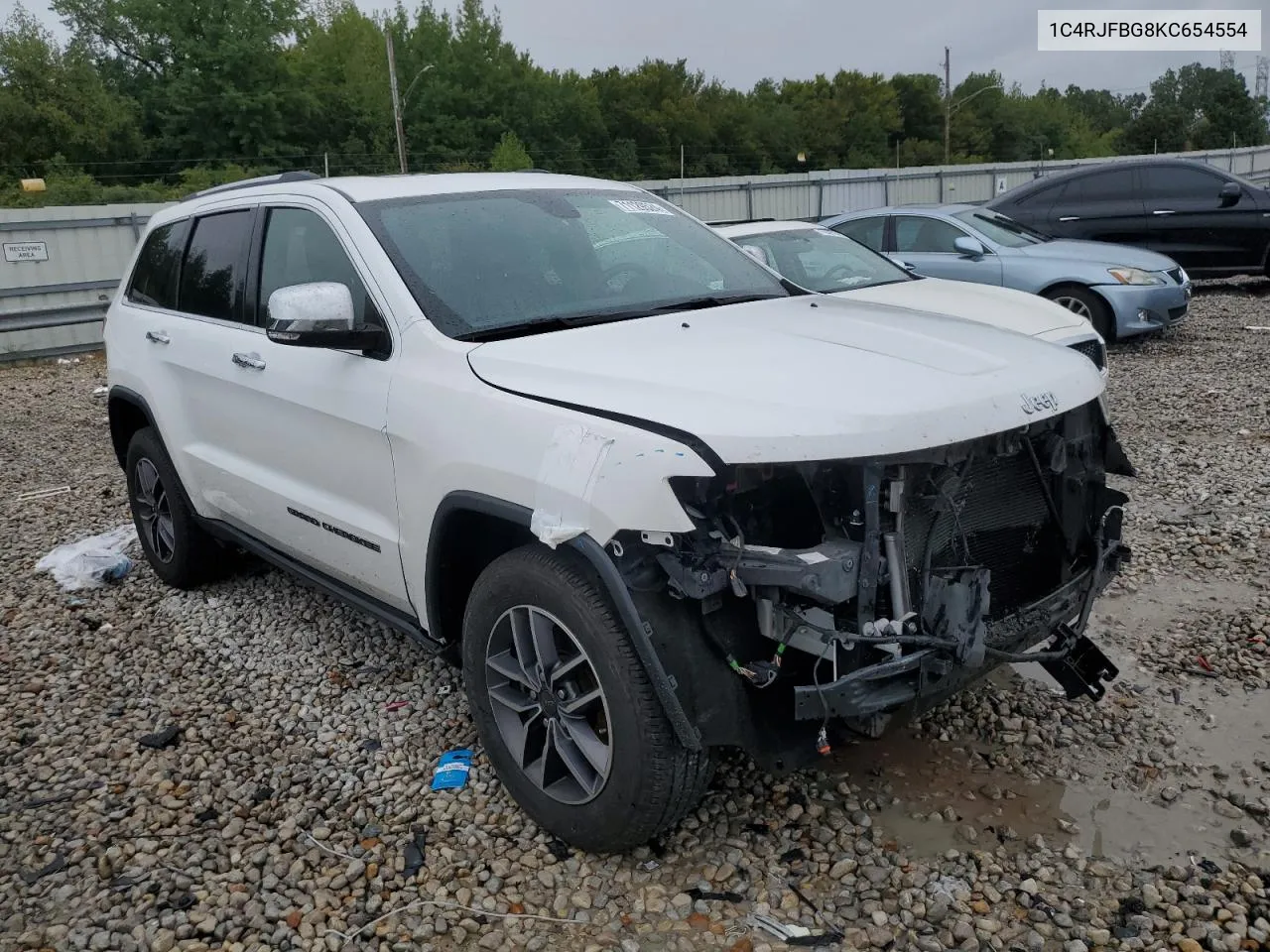 2019 Jeep Grand Cherokee Limited VIN: 1C4RJFBG8KC654554 Lot: 71129524