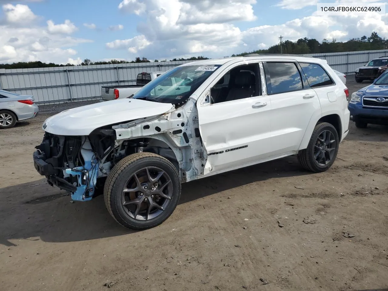 2019 Jeep Grand Cherokee Limited VIN: 1C4RJFBG6KC624906 Lot: 71154834