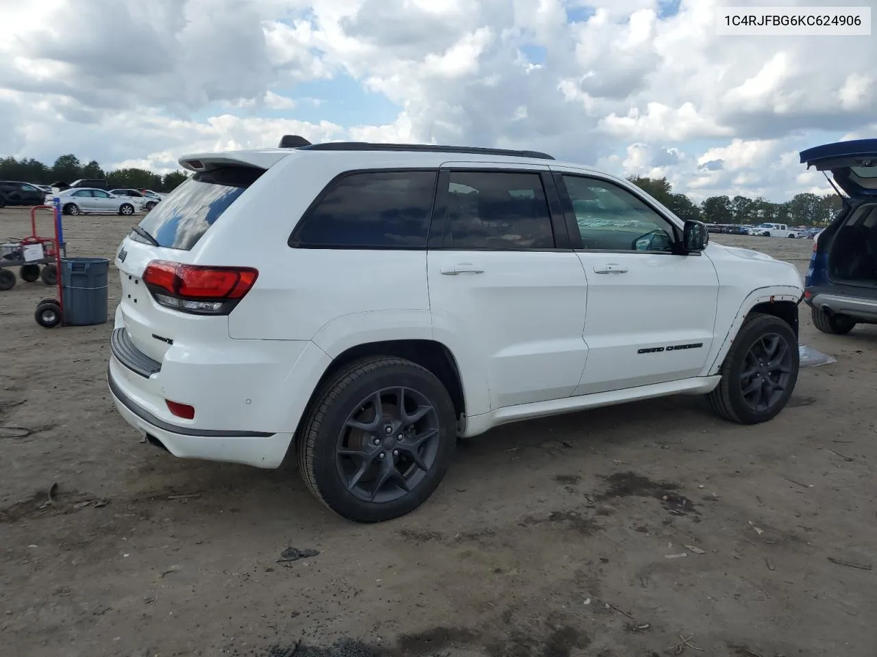 2019 Jeep Grand Cherokee Limited VIN: 1C4RJFBG6KC624906 Lot: 71154834