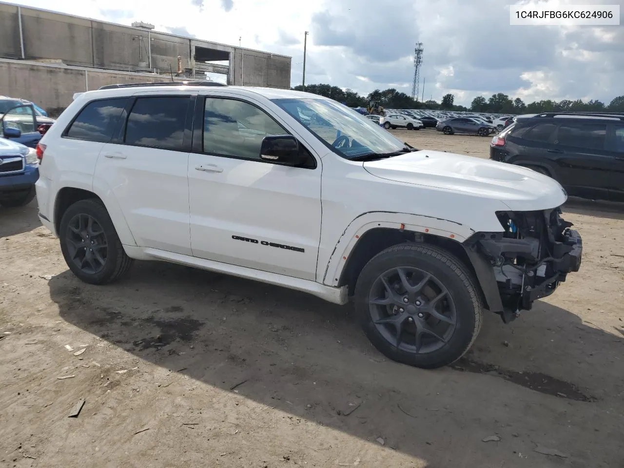 2019 Jeep Grand Cherokee Limited VIN: 1C4RJFBG6KC624906 Lot: 71154834