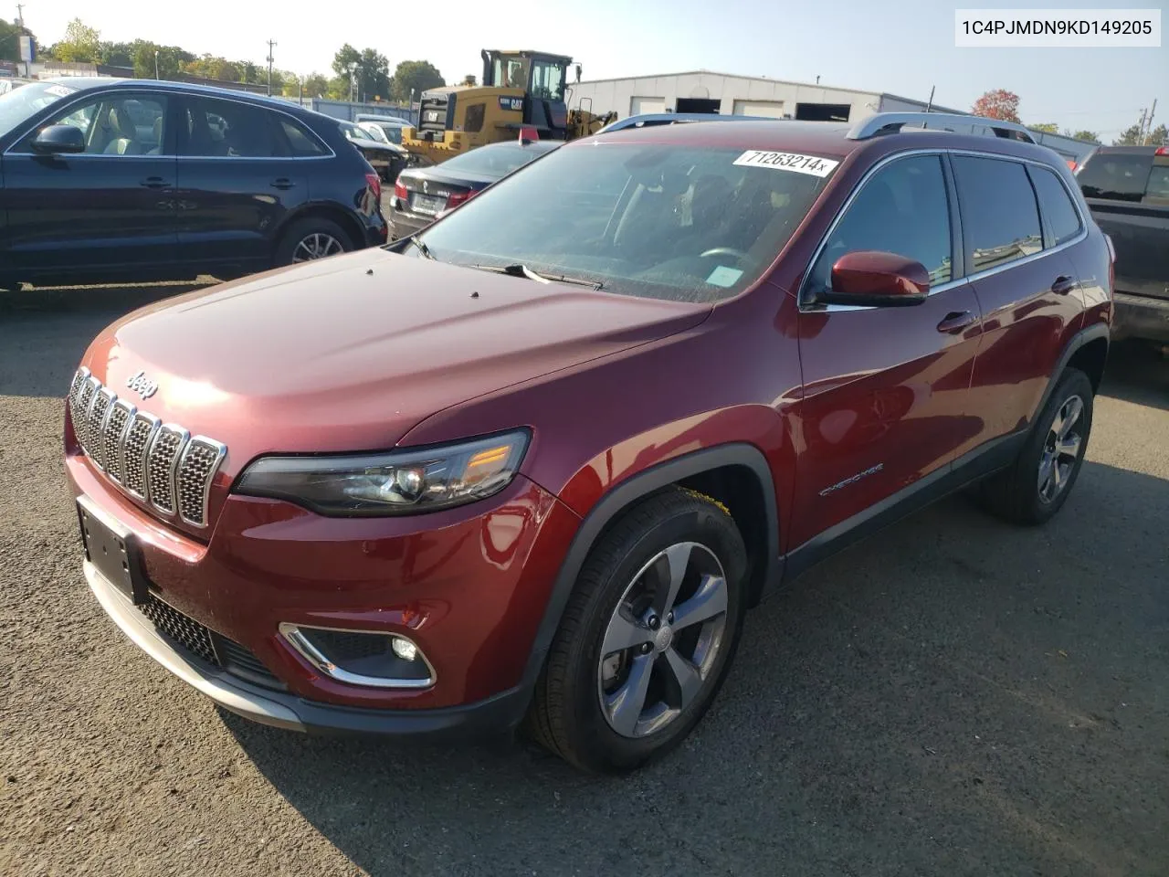 1C4PJMDN9KD149205 2019 Jeep Cherokee Limited