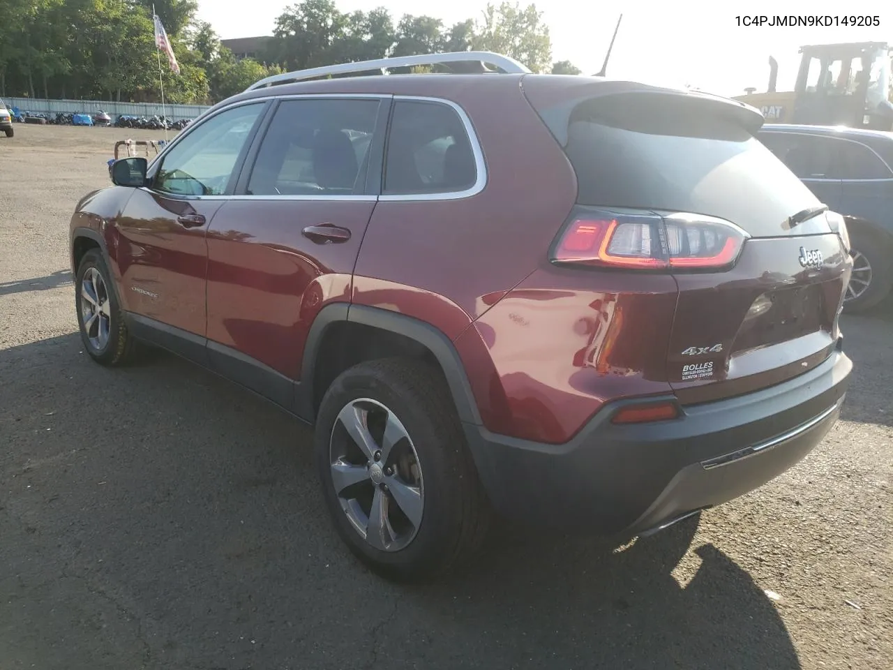 2019 Jeep Cherokee Limited VIN: 1C4PJMDN9KD149205 Lot: 71263214