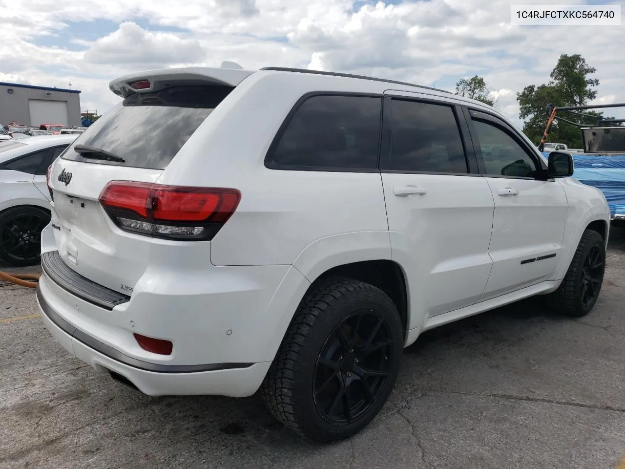 2019 Jeep Grand Cherokee Overland VIN: 1C4RJFCTXKC564740 Lot: 71483414