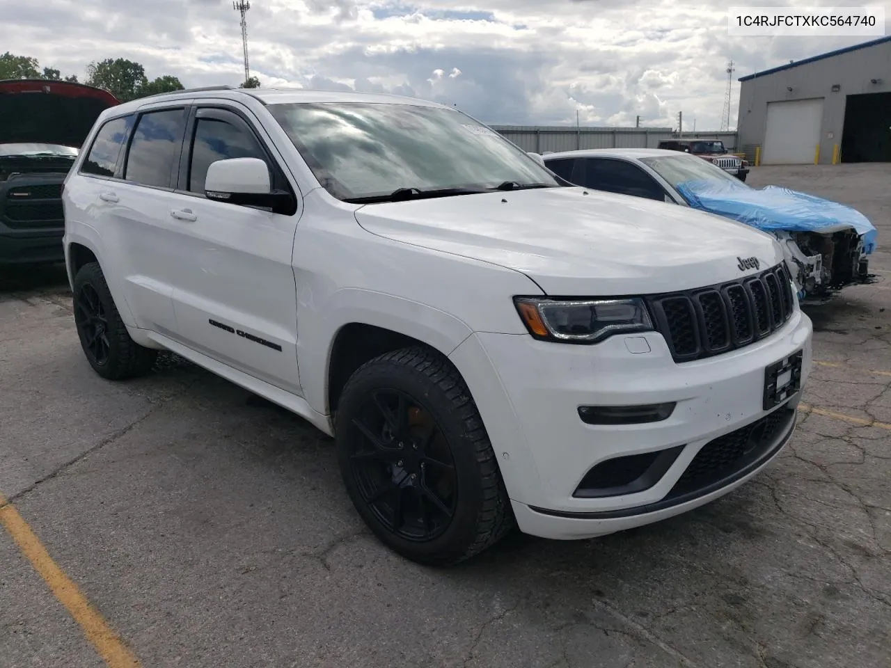 2019 Jeep Grand Cherokee Overland VIN: 1C4RJFCTXKC564740 Lot: 71483414