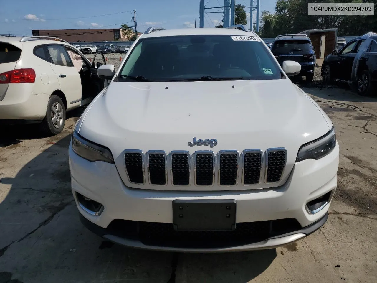 1C4PJMDX2KD294703 2019 Jeep Cherokee Limited