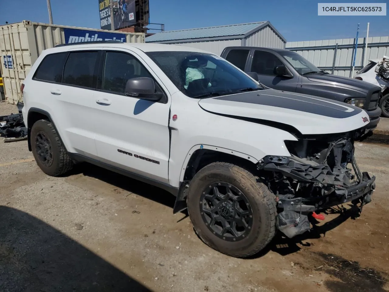 2019 Jeep Grand Cherokee Trailhawk VIN: 1C4RJFLT5KC625573 Lot: 71673534