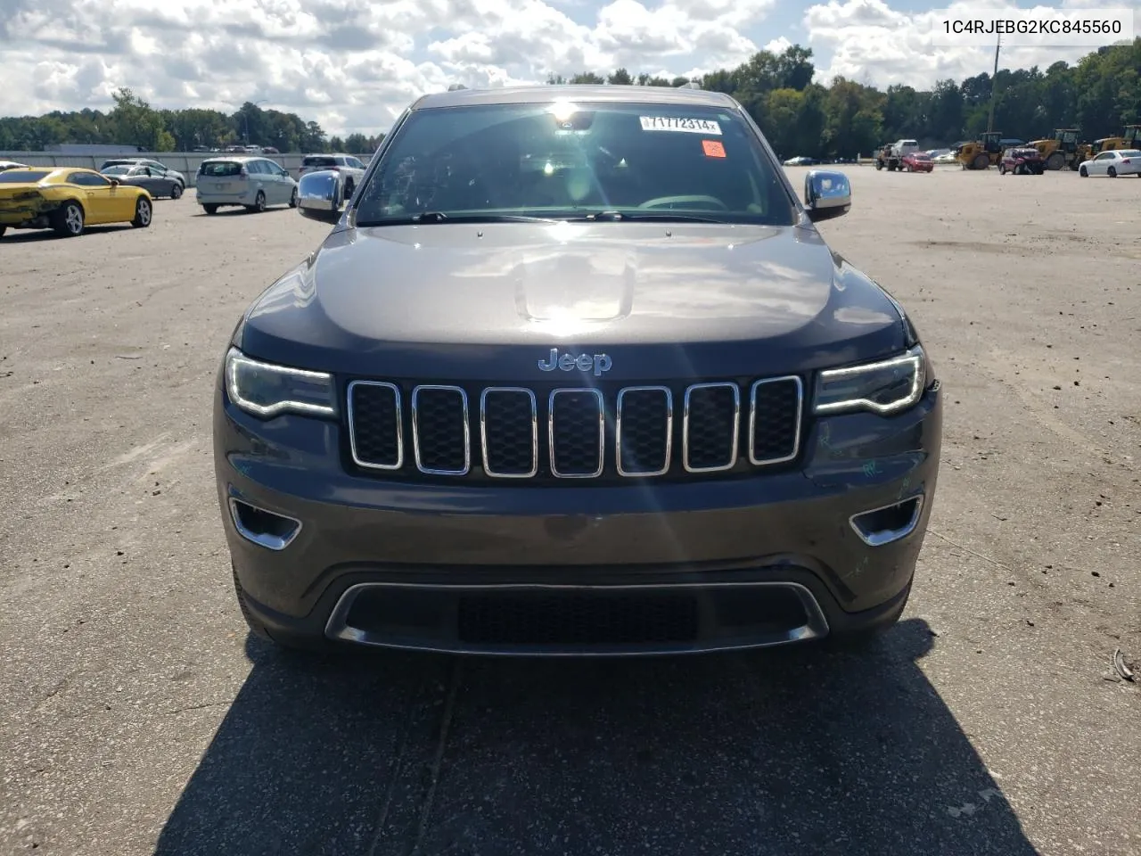 2019 Jeep Grand Cherokee Limited VIN: 1C4RJEBG2KC845560 Lot: 71772314