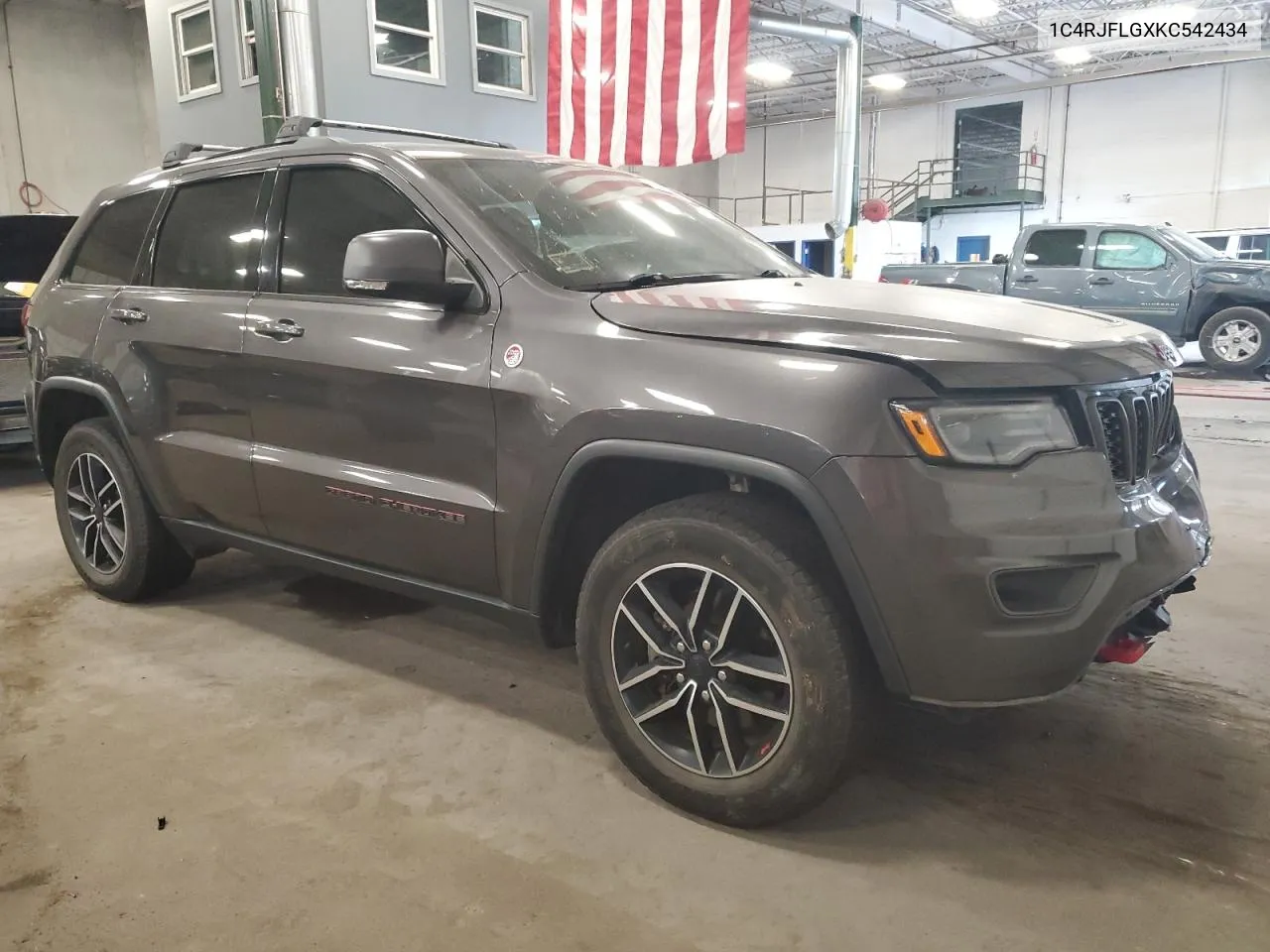 2019 Jeep Grand Cherokee Trailhawk VIN: 1C4RJFLGXKC542434 Lot: 71878794