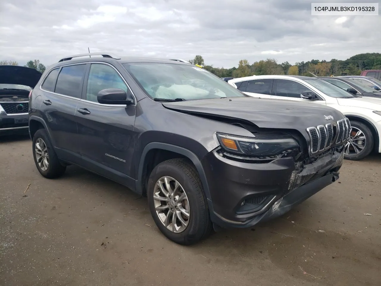 2019 Jeep Cherokee Latitude Plus VIN: 1C4PJMLB3KD195328 Lot: 71987504