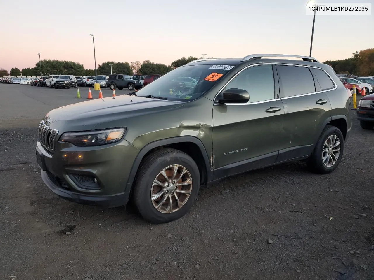 2019 Jeep Cherokee Latitude Plus VIN: 1C4PJMLB1KD272035 Lot: 71990984