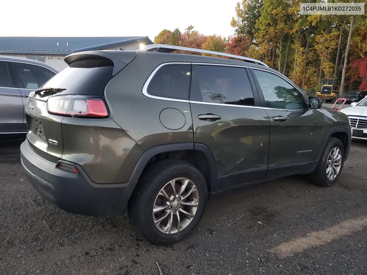 2019 Jeep Cherokee Latitude Plus VIN: 1C4PJMLB1KD272035 Lot: 71990984