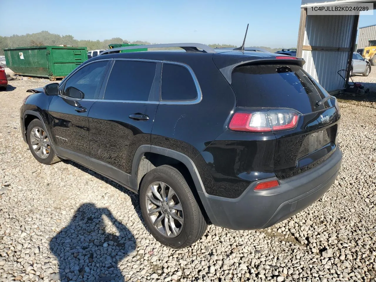 2019 Jeep Cherokee Latitude Plus VIN: 1C4PJLLB2KD249289 Lot: 72083354