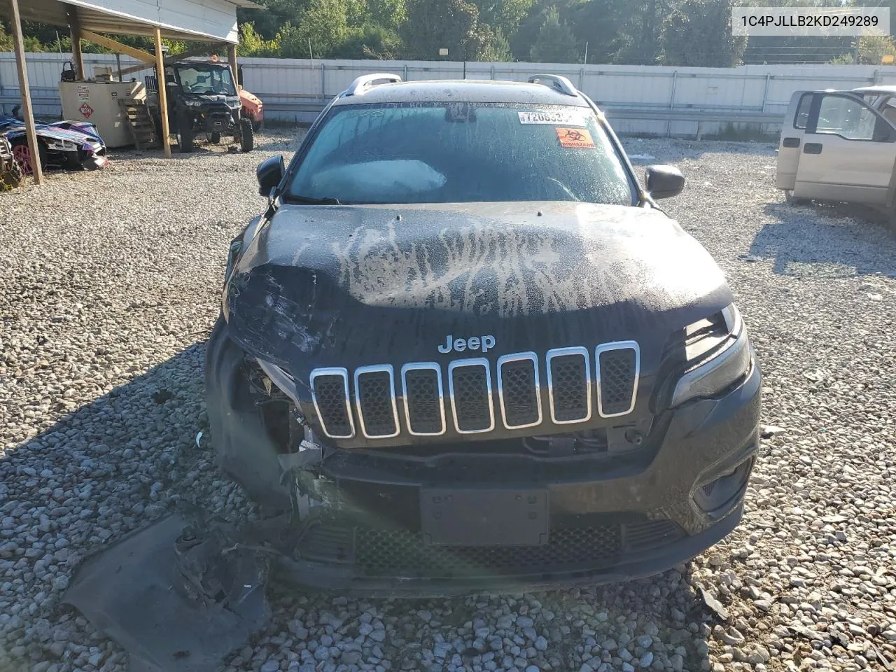 2019 Jeep Cherokee Latitude Plus VIN: 1C4PJLLB2KD249289 Lot: 72083354