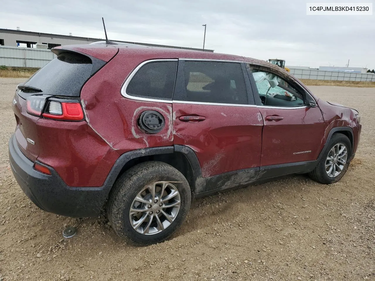 2019 Jeep Cherokee Latitude Plus VIN: 1C4PJMLB3KD415230 Lot: 72084314