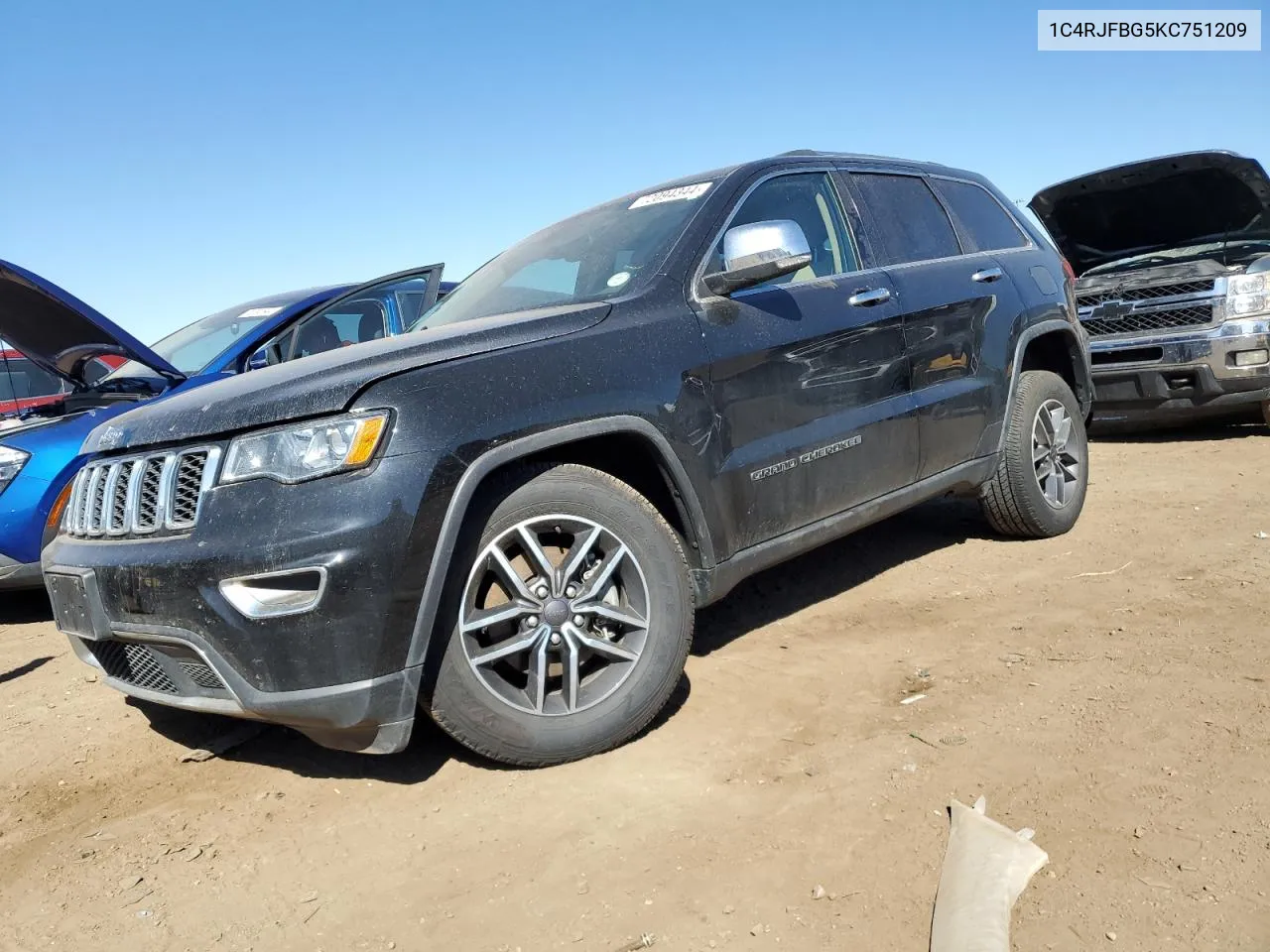 2019 Jeep Grand Cherokee Limited VIN: 1C4RJFBG5KC751209 Lot: 72094344