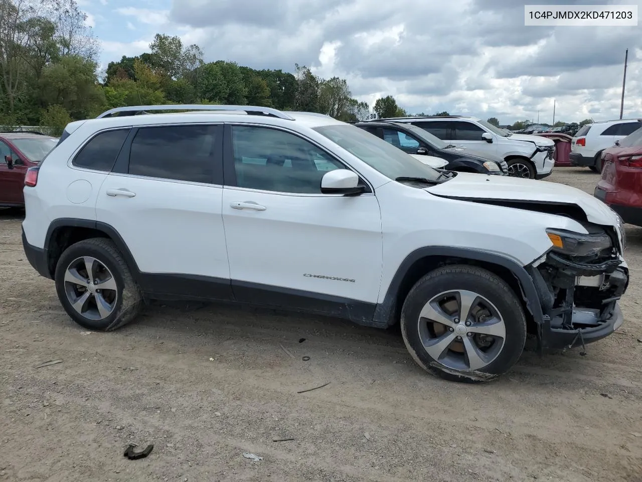 2019 Jeep Cherokee Limited VIN: 1C4PJMDX2KD471203 Lot: 72148554