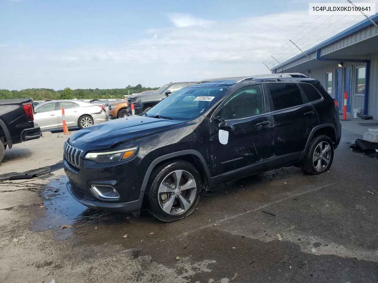 2019 Jeep Cherokee Limited VIN: 1C4PJLDX0KD109641 Lot: 72236254