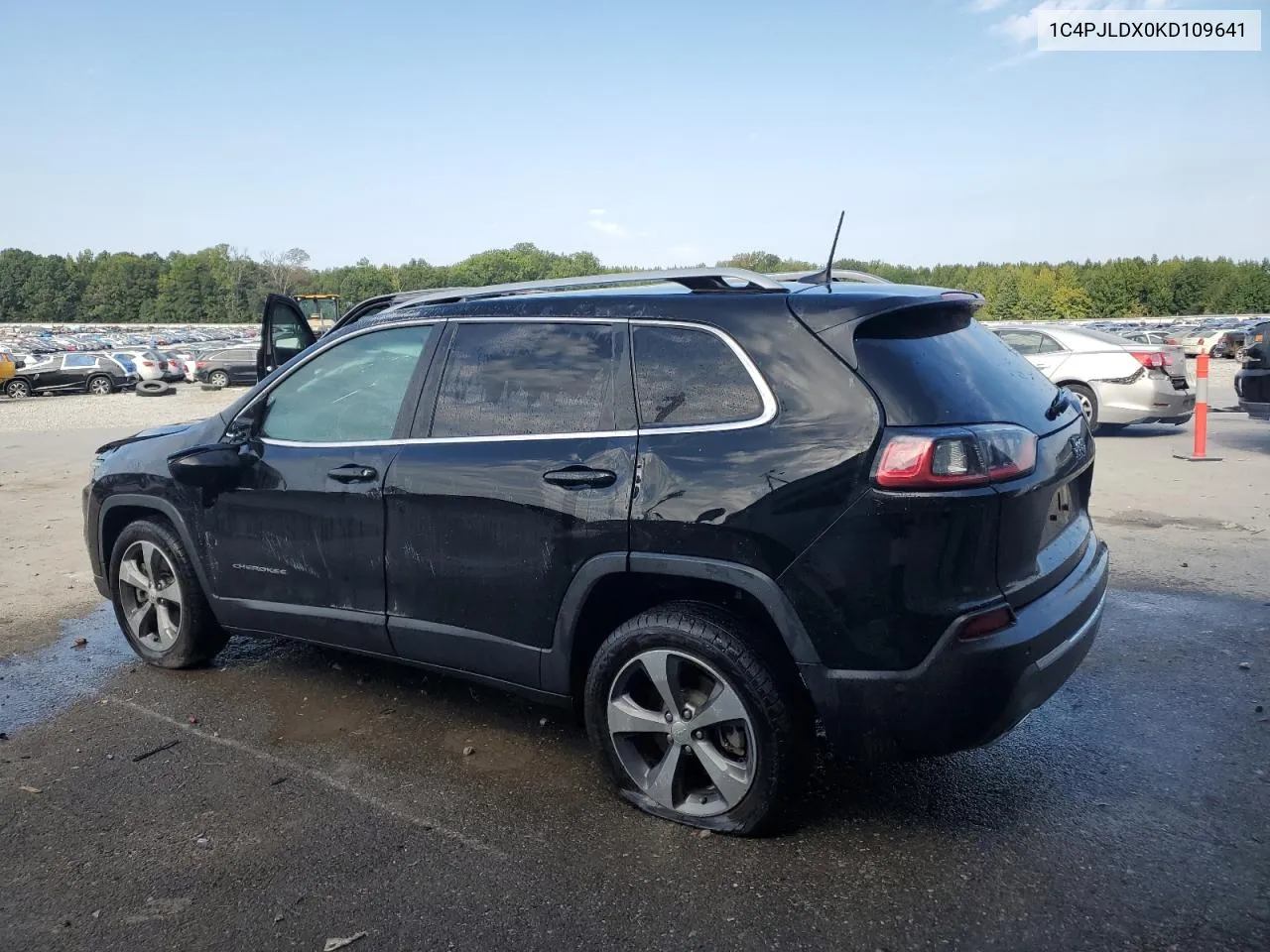 2019 Jeep Cherokee Limited VIN: 1C4PJLDX0KD109641 Lot: 72236254