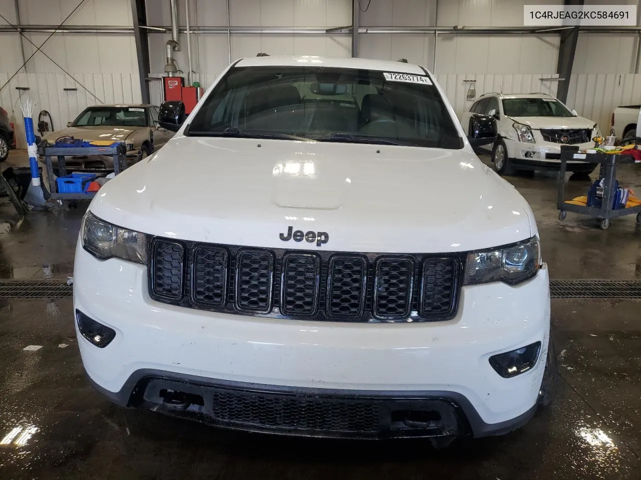 2019 Jeep Grand Cherokee Laredo VIN: 1C4RJEAG2KC584691 Lot: 72263774