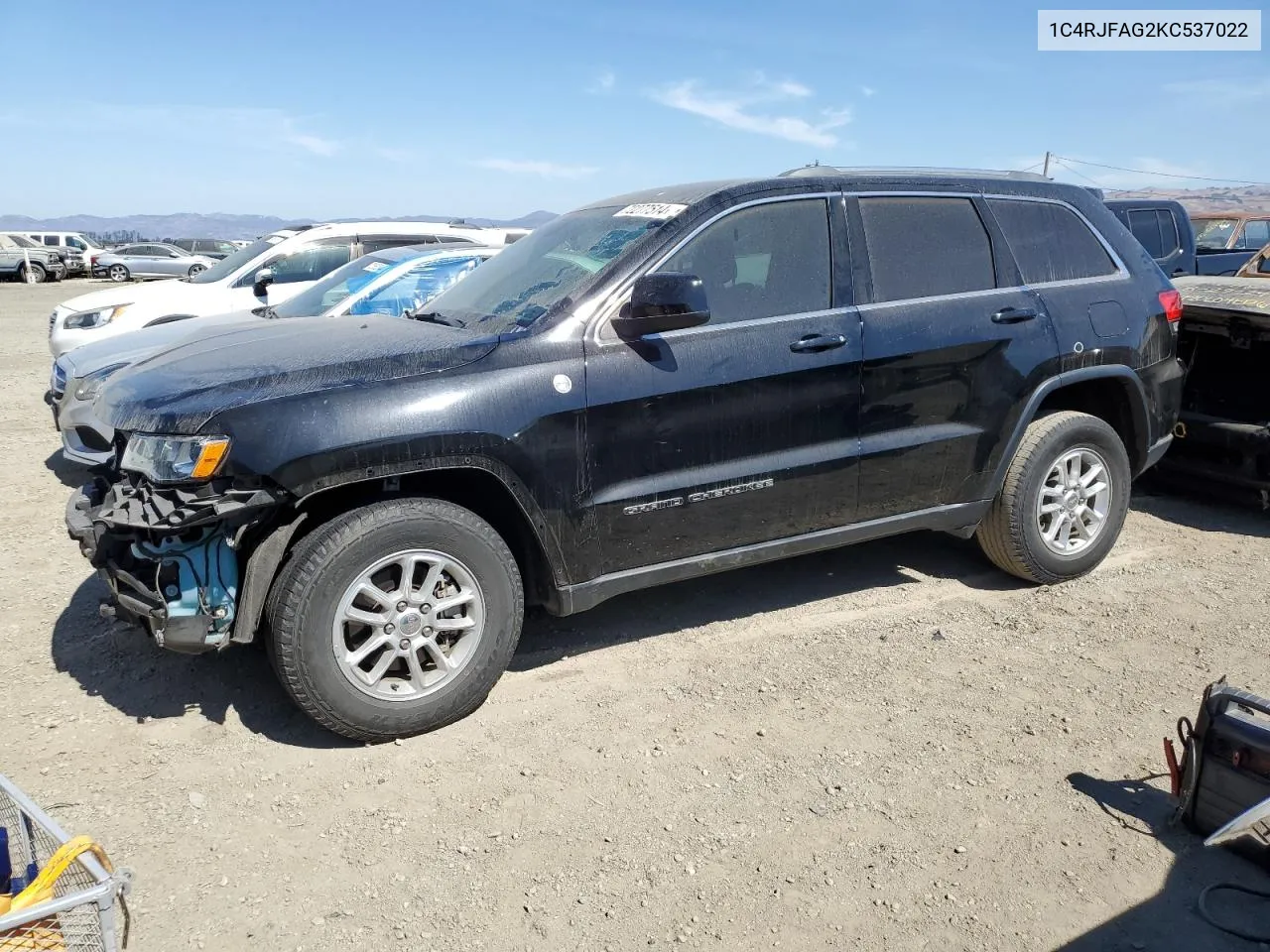 2019 Jeep Grand Cherokee Laredo VIN: 1C4RJFAG2KC537022 Lot: 72277514