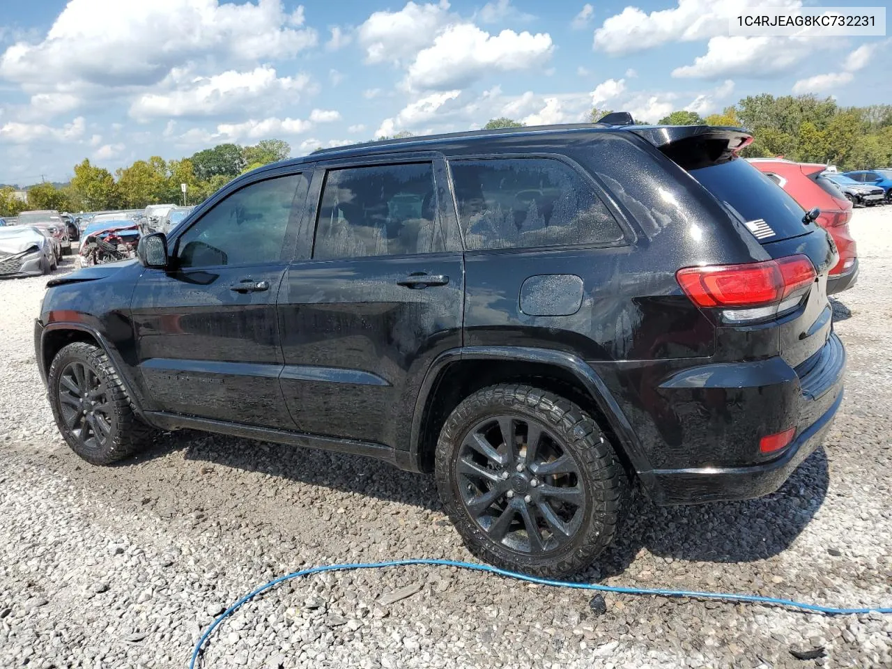 2019 Jeep Grand Cherokee Laredo VIN: 1C4RJEAG8KC732231 Lot: 72321144