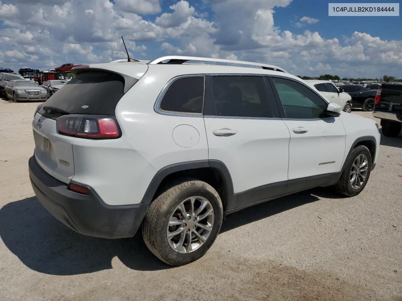 2019 Jeep Cherokee Latitude Plus VIN: 1C4PJLLB2KD184444 Lot: 72337704