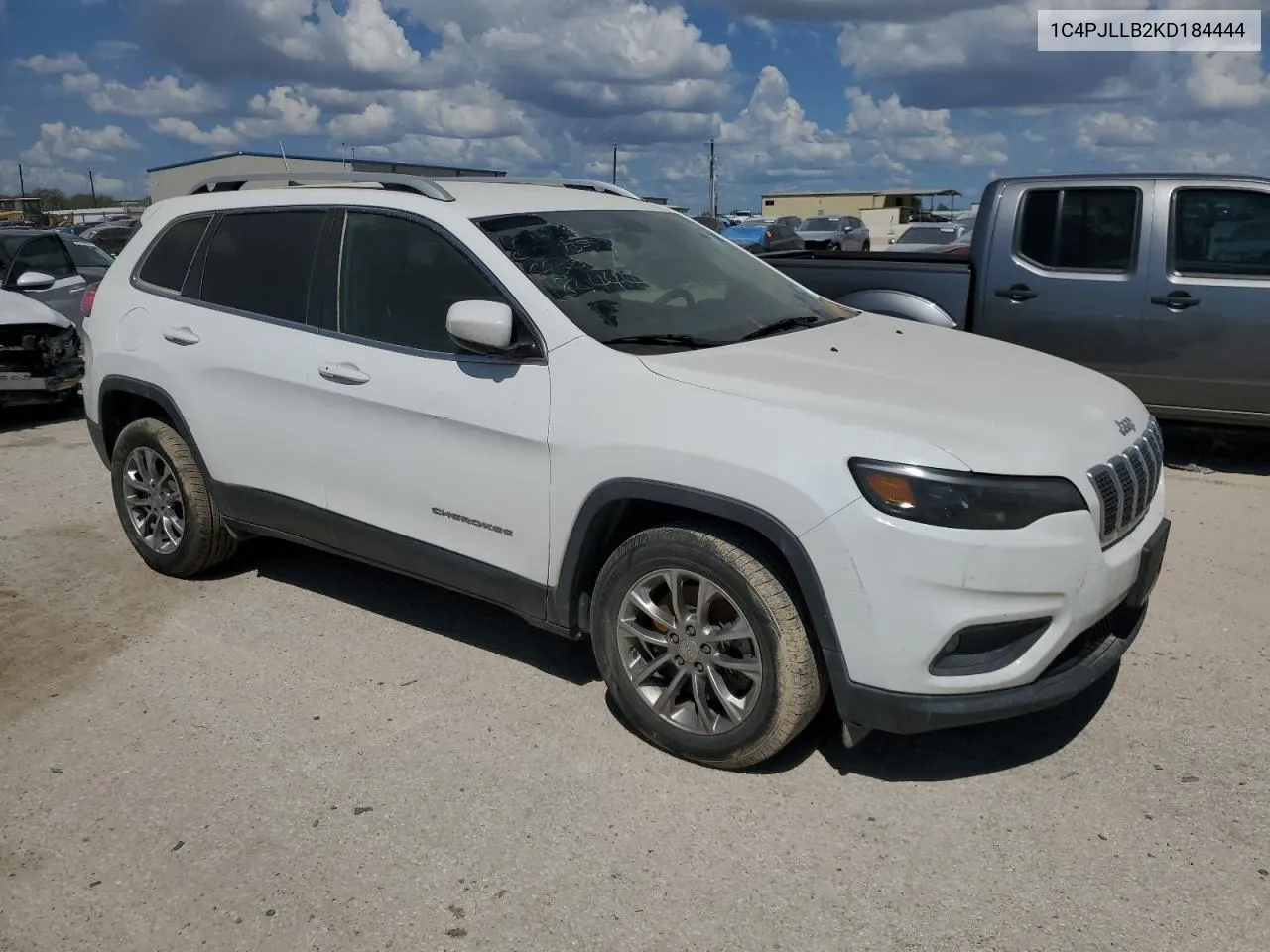 2019 Jeep Cherokee Latitude Plus VIN: 1C4PJLLB2KD184444 Lot: 72337704