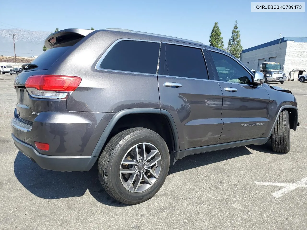 2019 Jeep Grand Cherokee Limited VIN: 1C4RJEBG0KC789473 Lot: 72372144