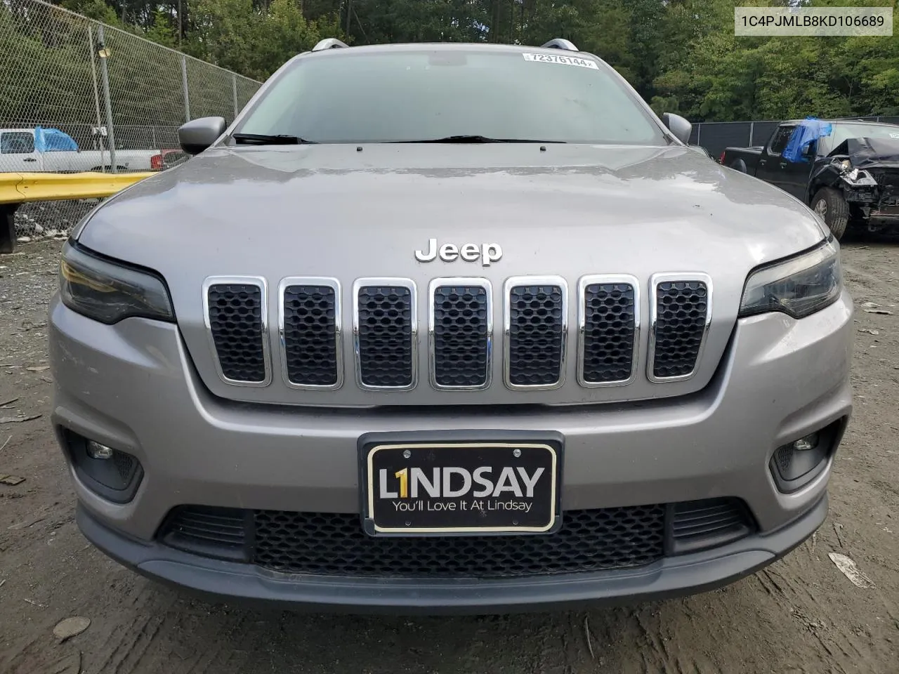 2019 Jeep Cherokee Latitude Plus VIN: 1C4PJMLB8KD106689 Lot: 72376144