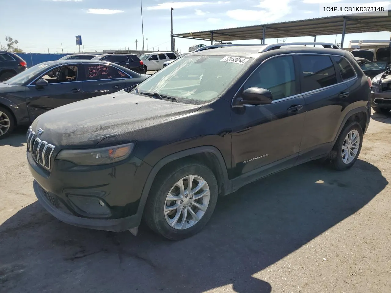 1C4PJLCB1KD373148 2019 Jeep Cherokee Latitude