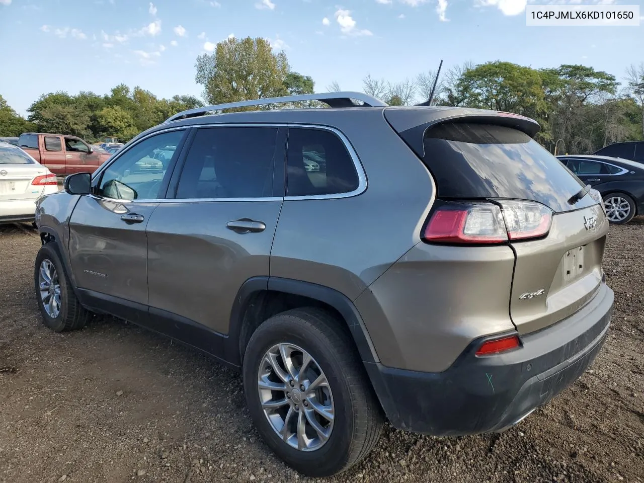 2019 Jeep Cherokee Latitude Plus VIN: 1C4PJMLX6KD101650 Lot: 72435654