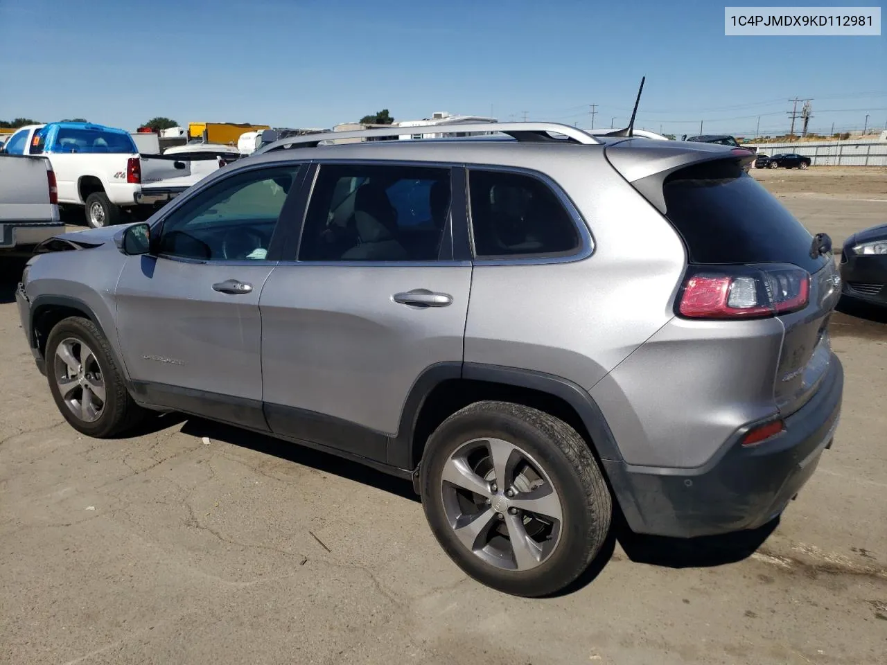 2019 Jeep Cherokee Limited VIN: 1C4PJMDX9KD112981 Lot: 72452514