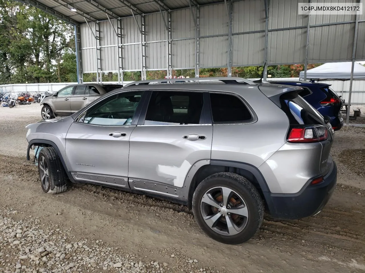 2019 Jeep Cherokee Limited VIN: 1C4PJMDX8KD412172 Lot: 72470904