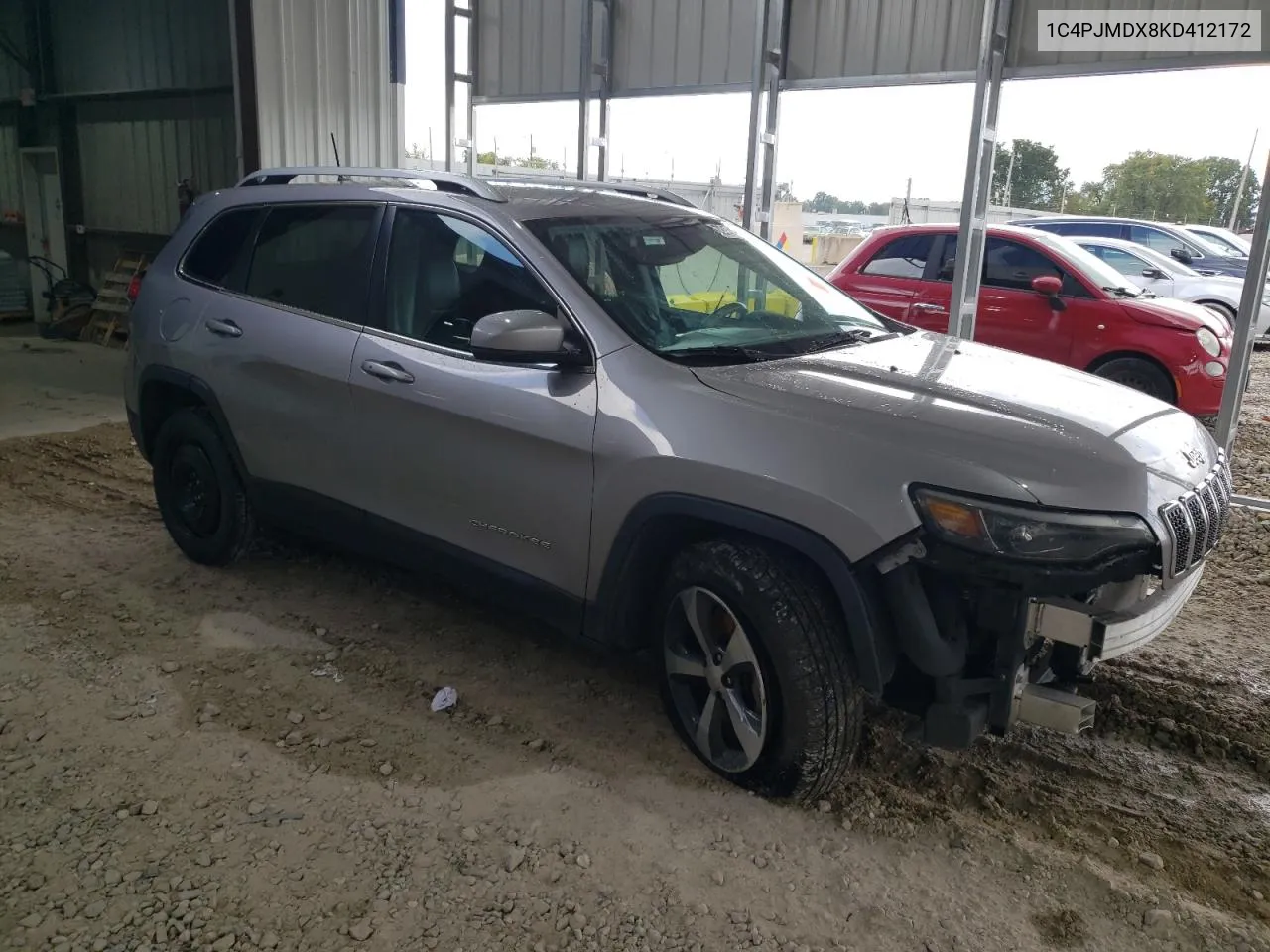 2019 Jeep Cherokee Limited VIN: 1C4PJMDX8KD412172 Lot: 72470904