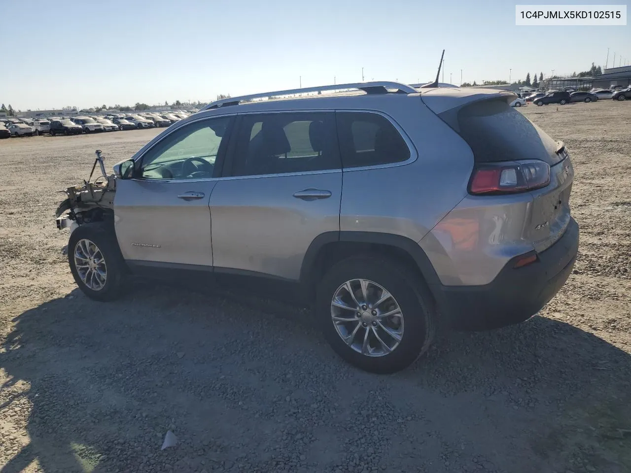 2019 Jeep Cherokee Latitude Plus VIN: 1C4PJMLX5KD102515 Lot: 72495804